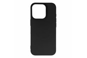 Handys - Cover & Cases - Hurtel Liquid Silicone Case MagSafe for iPhone 16 Pro Max - Black - 5907769363337