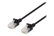 Netzwerk - Kabel - Deltaco patch cable - 2 m - black - Schwarz - 2m - UUTP-1047