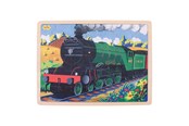 Puzzle - Bigjigs Wooden Jigsaw Puzzle Flying Scotsman - 35 pcs. Holz - BJ484
