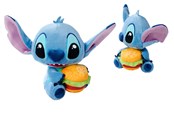 Plush - Simba Toys plush Disney Stitch w. Burger 25cm - 6315870513
