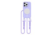 Handys - Cover & Cases - Tech-Protect MagNecklace MagSafe Case with Lanyard for iPhone 16 Pro Max - Purple - 5906302375943