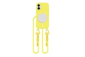 Handys - Cover & Cases - Tech-Protect MagNecklace MagSafe Case with Lanyard for iPhone 16 - Yellow - 5906302375912