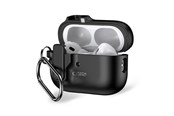 Handys - Cover & Cases - Tech-Protect  Slim Hook Case with Carabiner for Apple AirPods Pro 1/2 - Black - 5906302376261