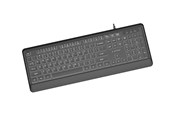 Tastaturen - Gembird - keyboard - Slim full size - QWERTY - US - black Input Device - Tastaturen - Englisch (US) - Schwarz - KB-UML-04