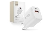 Handys - Adapter und Ladegeräte - Tech-Protect NCA20 PD 20W QC3.0 USB-A / USB-C- wall charger - white - 5906302319077