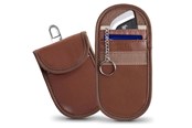 Handys - Cover & Cases - Tech-Protect KLR100 RFID Locking Car Key Case - Brown - 5906302376193