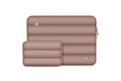 Taschen - Tech-Protect Puffy Laptop Bag 13-14" - Brown - 5906302375400