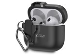 Handys - Cover & Cases - Tech-Protect Slim Hook Case for AirPods 4 - Black - 5906302371198