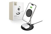 Handys - Adapter und Ladegeräte - Tech-Protect QI15W-A39 2in1 MagSafe Charging Station - Black - 5906302372218