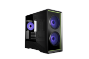 Gehäuse - Lian Li Vector V150 Black - Gehäuse - Miditower - Schwarz - V150INFX
