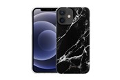 Handys - Cover & Cases - CRONG Marble Case - iPhone 12 Mini Case - Black - CRG-MRB-IP1254-BLK