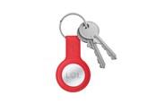 Handys - Cover & Cases - CRONG Silicone Case with Key Ring – Protective keychain case for Apple AirTag 1/2 - red - CRG-ATS-RED