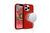 Handys - Cover & Cases - CRONG Color Cover Magnetic - iPhone 13 Pro Max MagSafe Case - Red - CRG-COLRM-IP1367-RED