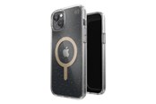 Handys - Cover & Cases - Speck Presidio Perfect-Clear with Glitter + MagSafe - iPhone 15 Plus / 14 Plus Case with MICROBAN Coating - Clear / Gold Glitter - 150121-9221