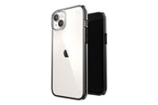 Handys - Cover & Cases - Speck Presidio Perfect-Clear with Impact Geometry - iPhone 15 Plus / 14 Plus Case with MICROBAN Coating - Clear / Black - 150124-5905