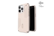 Handys - Cover & Cases - Speck Presidio2 Grip ClickLock & Magsafe - iPhone 15 Pro Case - Bleached Bone / Heirloom Gold / Hazel Brown - 150447-3214