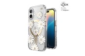 Handys - Cover & Cases - Speck Presidio Lux ClickLock & MagSafe - iPhone 16 Case - Sunshine Daisies / Clear / Gold - 150745-3257