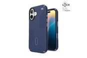 Handys - Cover & Cases - Speck Presidio2 Grip ClickLock & MagSafe - iPhone 16 Case - Coastal Blue / Dust Gray / White - 150689-3206