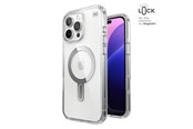 Handys - Cover & Cases - Speck Presidio Perfect-Clear ClickLock & MagSafe - iPhone 16 Pro Max Case - Clear / Chrome Finish / Serene Silver - 150727-3199