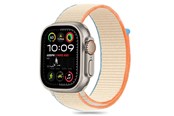 Smartwatch - Accessories - Tech-Protect Nylon Strap for Apple Watch 6 / 7 / 8 / 9 / 10 / SE / Ultra 1 / 2 (44 / 45 / 46 / 49 MM) - Beige - 5906302370788