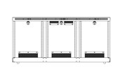 Wandhalterungen, AV-Halterungen & AV-Möbel - Middle Atlantic C5 Series Credenza mounting component - for AV rack - off white - Max - recommended for - C5-VENT3-OW