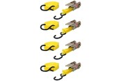 Auto-Zubehör - Dunlop - Transport belts with tensioner 4 pcs. 5m / 350 kg - 871125224924