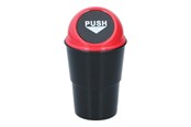 Auto-Zubehör - Dunlop - Car Trash Bin 400 ml 10x17 cm - Red / Black - 8711252253374_RED