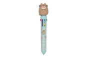 Utensilien zum Schreiben und Zeichnen - Pusheen - 10-color automatic ballpoint pen with a 3D figure from the Foodie collection - B3DGE004