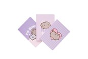 Utensilien zum Schreiben und Zeichnen - Pusheen - Set of A6 notebooks from the Moments collection 3 pcs. - PCA6011