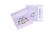 Utensilien zum Schreiben und Zeichnen - Pusheen - A5 notebook + pen set from the Moments collection - SCPA5B08