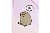 Briefordner und Ringmappen - Pusheen - A4 binder with elastic band + 30 clear pockets - CFA405