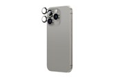 Handys - Schutzfolie - AmazingThing AR Aluminum 3 Lens Tempered Glass with Camera Lens Frame for iPhone 16 Pro / 16 Pro Max - Gray - IP16CAM3GYGLA