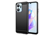 Handys - Cover & Cases - Hurtel Carbon Case Case for Honor Play 40 Plus / Honor X7a Flexible Silicone Carbon Cover Black - 9145576275399