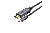 Display Kabel - Tech-Protect UltraBoost USB-C / HDMI 60Hz 180cm Cable - Black - 5906302321773