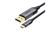 Display Kabel - Tech-Protect UltraBoost USB-C to DisplayPort 1.4 8K 60Hz 180cm Cable - Black - 5906302321780