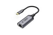 Display Kabel - Tech-Protect UltraBoost USB-C to Ethernet RJ45 1000Mbps Adapter - Black - 5906302321834