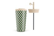 Küchenzubehör - Burga Ivy League - Travel Mug 500ml with Flap & Straw Set - 950258