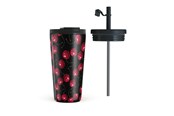Küchenzubehör - Burga Cherrybomb - Travel Mug 500ml with Flap & Straw Set - 950404