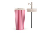 Küchenzubehör - Burga Favorit Bikini - Travel Mug 500ml with Flap & Straw Set - 950460