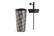 Küchenzubehör - Burga BFF - Travel Mug 500ml with Flap & Straw Set - 950542