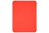 Tablets - Cover & Case - Pomologic - BookFold Clear for iPad Air 11 M2/M3/M4 Clear/Red - POM-CLOCA109-204