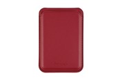 Handys - Anderes Zubehör - Pomologic Card Wallet Stand Red Velvet w/Mag - POM-CWS-302