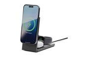 Handys - Adapter und Ladegeräte - Native Union wireless charging stand - rise 3-in-1 - + AC power adapter - 15 Watt - RS-3IN1-BLK-INT