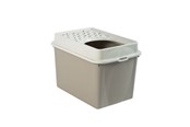 Katzen - rotho Berty Eco Cappuccino - cat litter box - 7610859232816