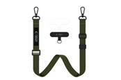 Handys - Anderes Zubehör - Tech-Protect  C65 Rope Crossbody Lanyard - Olive - 5906302371006