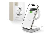Handys - Adapter und Ladegeräte - Tech-Protect QI15W-A36 3in1 Charging Station for Apple - White - 5906302372157