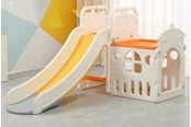 Spiele im Freien - Elite Toys Kids Zone Aktivitätsrutsche mit Basketball und einer Höhle - 6950974