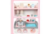 Spielküche & Zubehör - Elite Toys Kids Zone klappbare Tisch-Spielküche Pink - 6951391