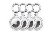 Handys - Cover & Cases - Tech-Protect Icon 4-pack case for Apple AirTag - transparent - 5906302360765