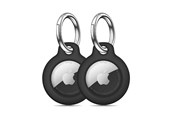 Handys - Cover & Cases - Tech-Protect  Rough 2-pack Case for Apple AirTag - Black - 5906302360710